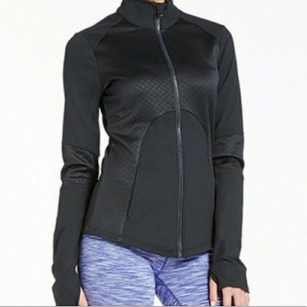 Fabletics Toronto Jacket  Black Long Sleeve Small